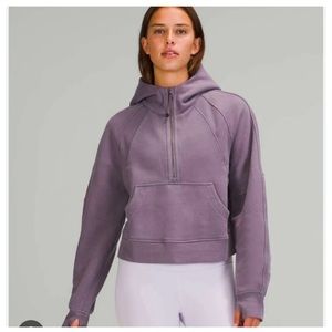 Women's lululemon scuba Purple Hoodie